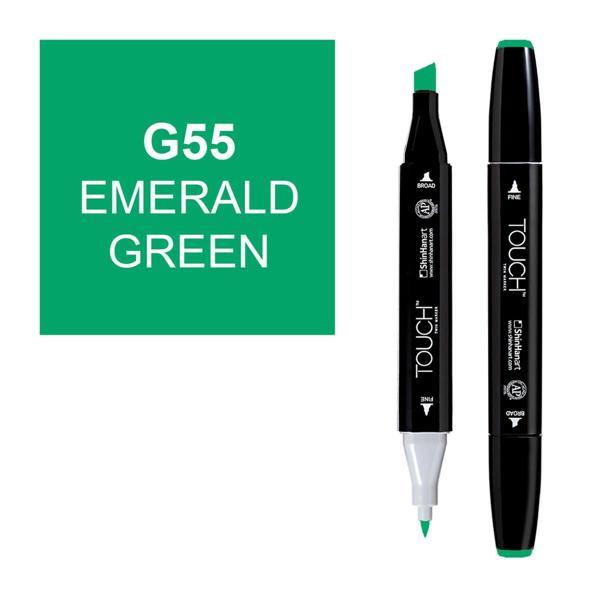Touch Twin Marker Çizim Kalemi G55 Emerald Green - Image 1