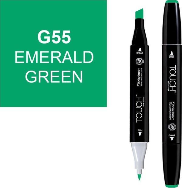 Touch Twin Marker Çizim Kalemi G55 Emerald Green - Image 1