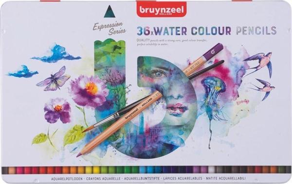 Bruynzeel Expression Aquarelle Sulu Boya Kalemi Seti 36 Renk - Image 1