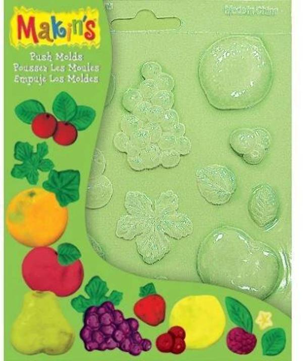 Makin's Clay Push Mold Polimer Kil Şekillendirme Kalıbı Meyveler - Image 1