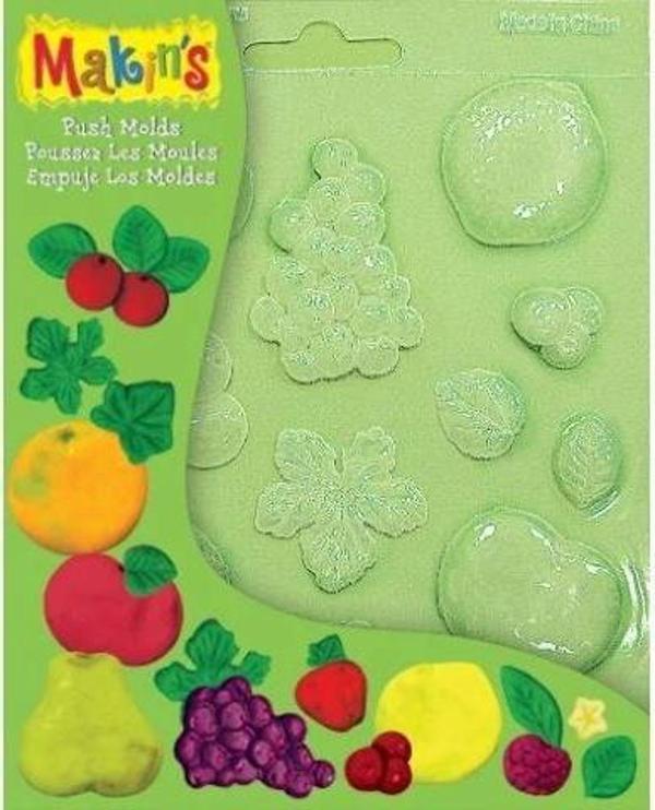 Makin's Clay Push Mold Polimer Kil Şekillendirme Kalıbı Meyveler - Image 1
