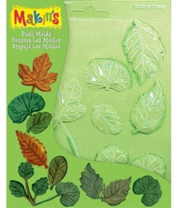 Makin's Clay Push Mold Polimer Kil Şekillendirme Kalıbı Yapraklar - Image 1