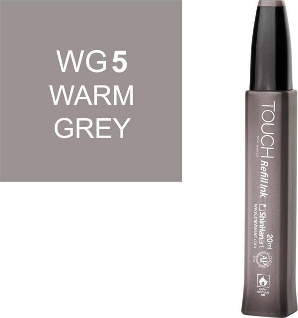 Touch Twin Marker Refill Alcohol Ink Alkol Bazlı Mürekkep 20 ml. WG5 WARM GREY 5 - Image 1