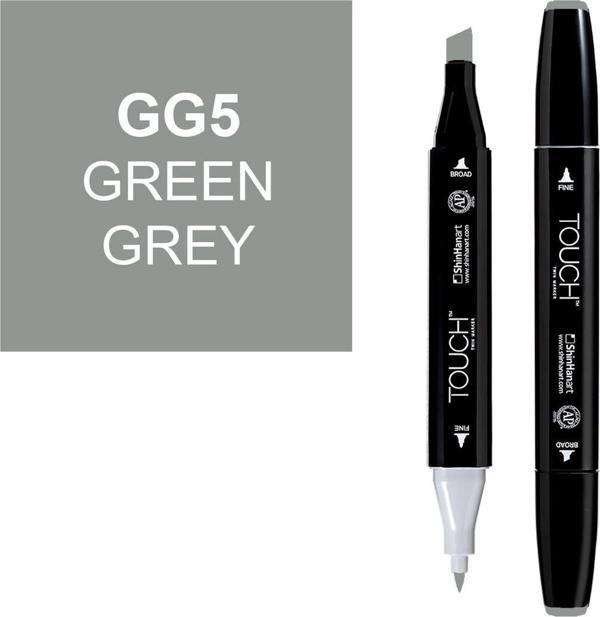 Touch Twin Marker Çizim Kalemi GG5 Green Grey - Image 1