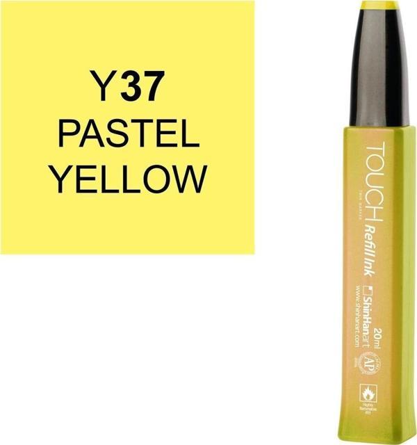 Touch Twin Marker Refill Alcohol Ink Alkol Bazlı Mürekkep 20 ml. Y37 PASTEL YELLOW - Image 1
