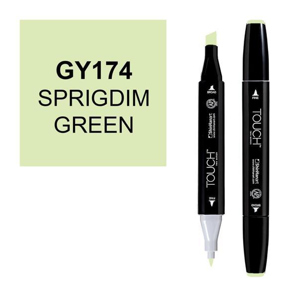 Touch Twin Marker Çizim Kalemi GY174 Spring Dim Green - Image 1