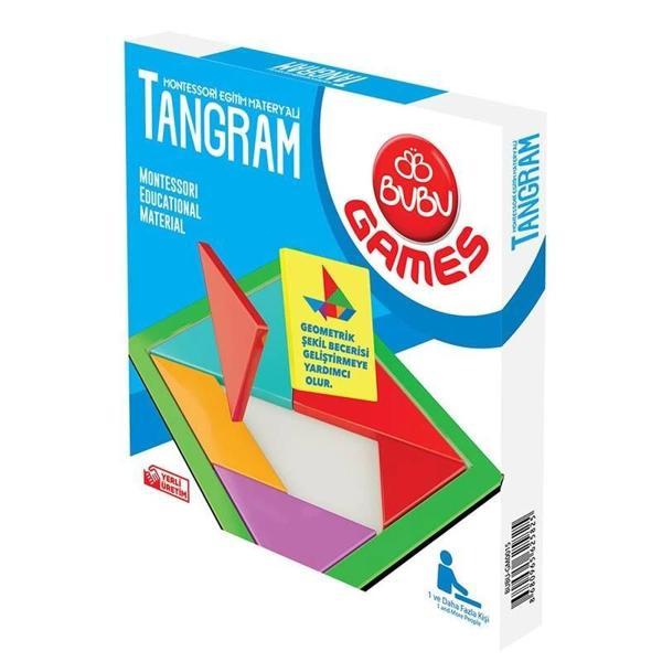 Bu-Bu Games Renkli Tangram 17x17 Cm. (BUBU-GM0015) - Image 1