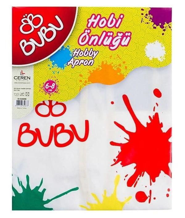 Bu-Bu Hobi Boyama Önlüğü 6-8 Yaş (BUBU-00006) - Image 1