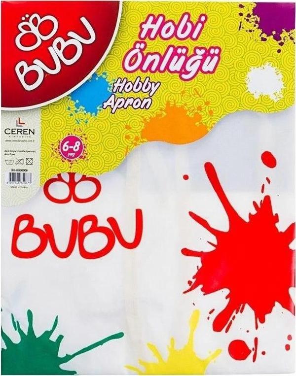 Bu-Bu Hobi Boyama Önlüğü 6-8 Yaş (BUBU-00006) - Image 1