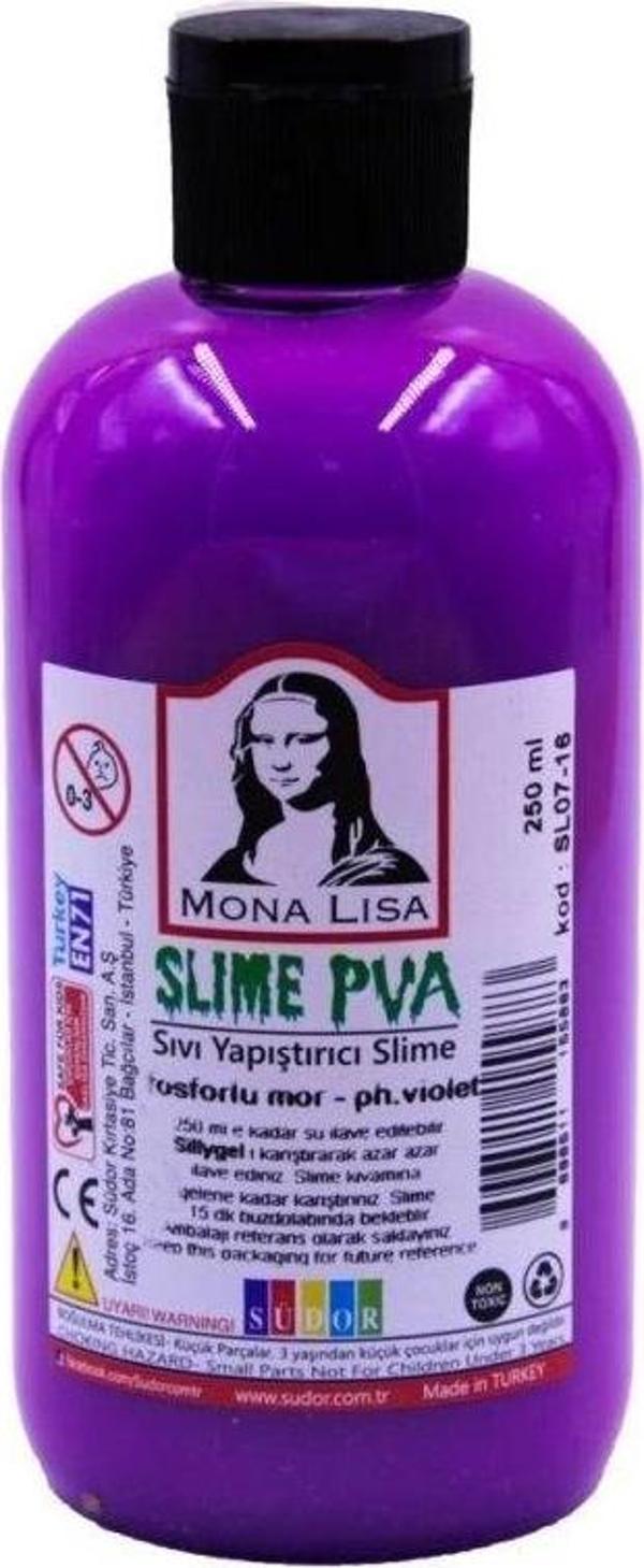 Supertrend Mona Lisa Slime Jeli 250 ml. Fosforlu Mor - Image 1