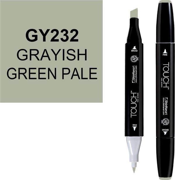 Touch Twin Marker Çizim Kalemi GY232 Grayish Green Pale - Image 1