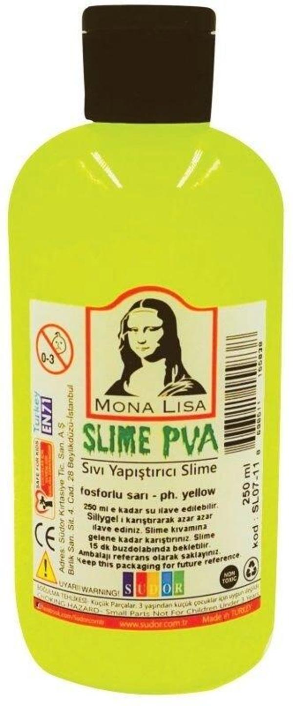 Supertrend Mona Lisa Slime Jeli 250 ml. Fosforlu Sarı - Image 1