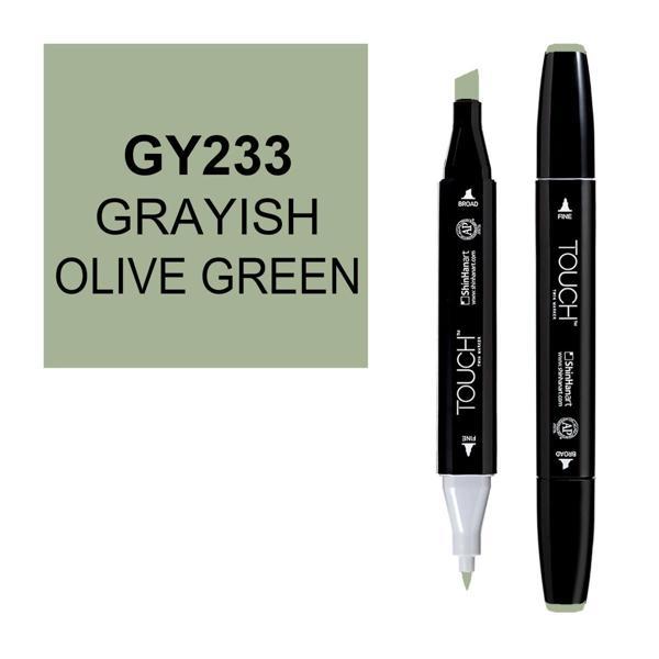 Touch Twin Marker Çizim Kalemi GY233 Grayish Olive Green - Image 1