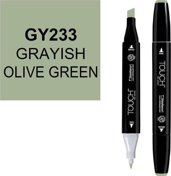 Touch Twin Marker Çizim Kalemi GY233 Grayish Olive Green - Image 1