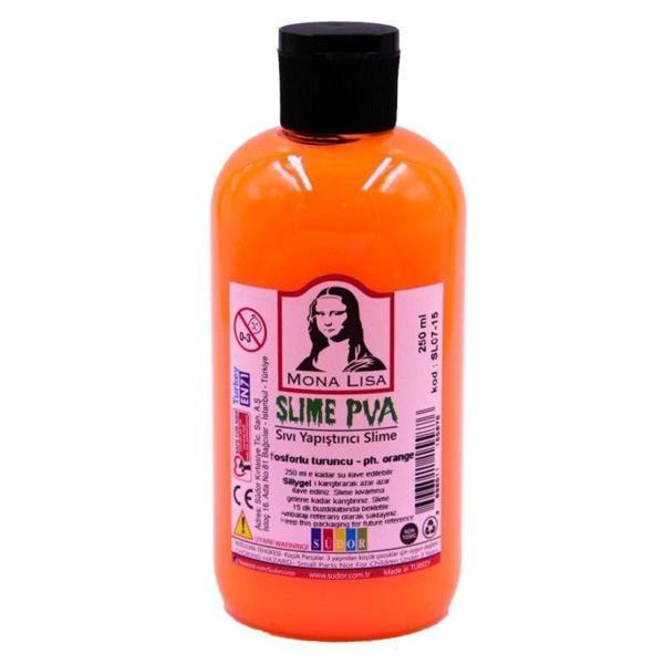 Supertrend Mona Lisa Slime Jeli 250 ml. Fosforlu Turuncu - Image 1