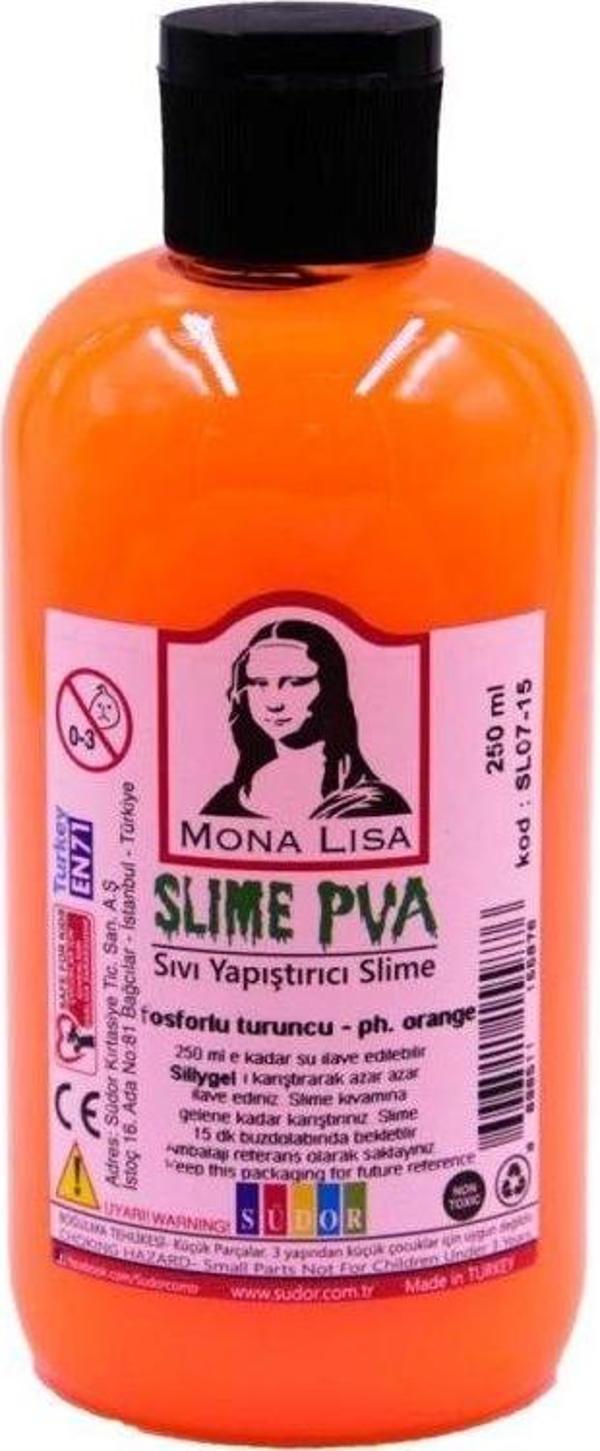 Supertrend Mona Lisa Slime Jeli 250 ml. Fosforlu Turuncu - Image 1