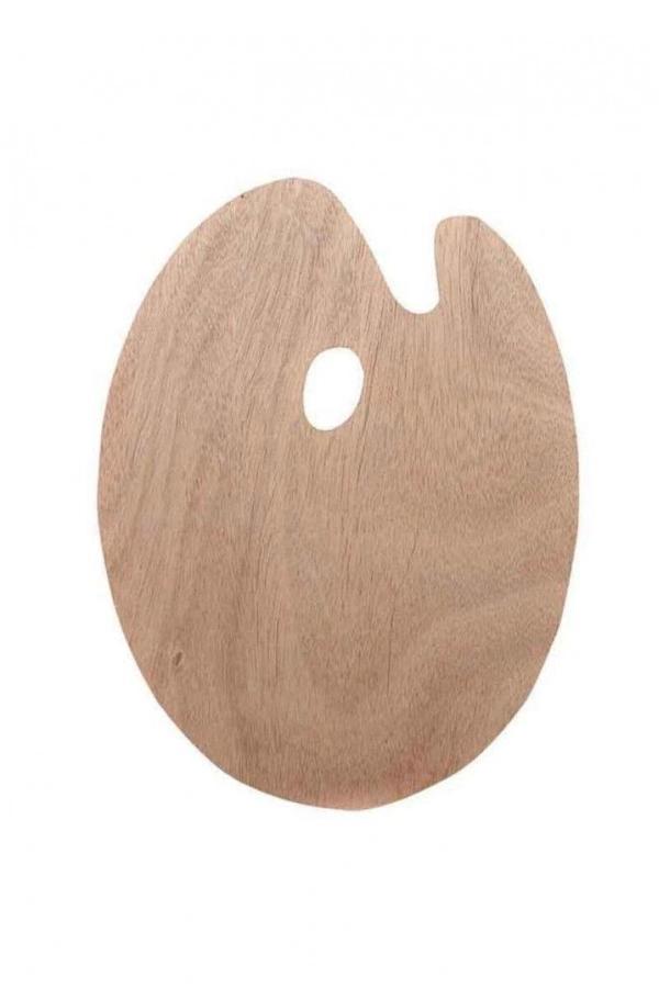 Oval Ahşap Palet 30x40 cm. - Image 1