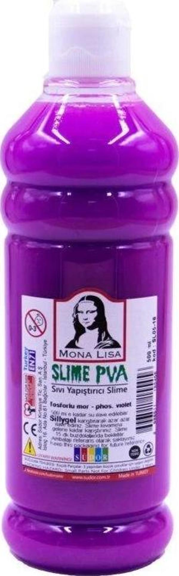 Supertrend Mona Lisa Slime Jeli 500 ml. FOSFORLU MOR - Image 1