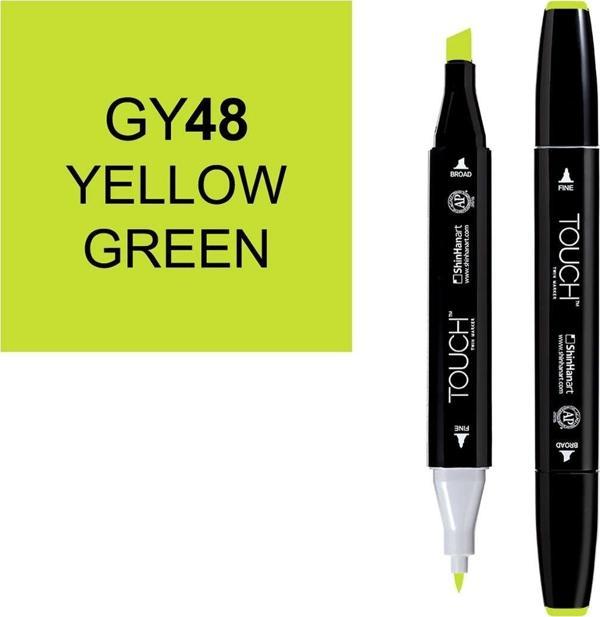 Touch Twin Marker Çizim Kalemi GY48 Yellow Green - Image 1