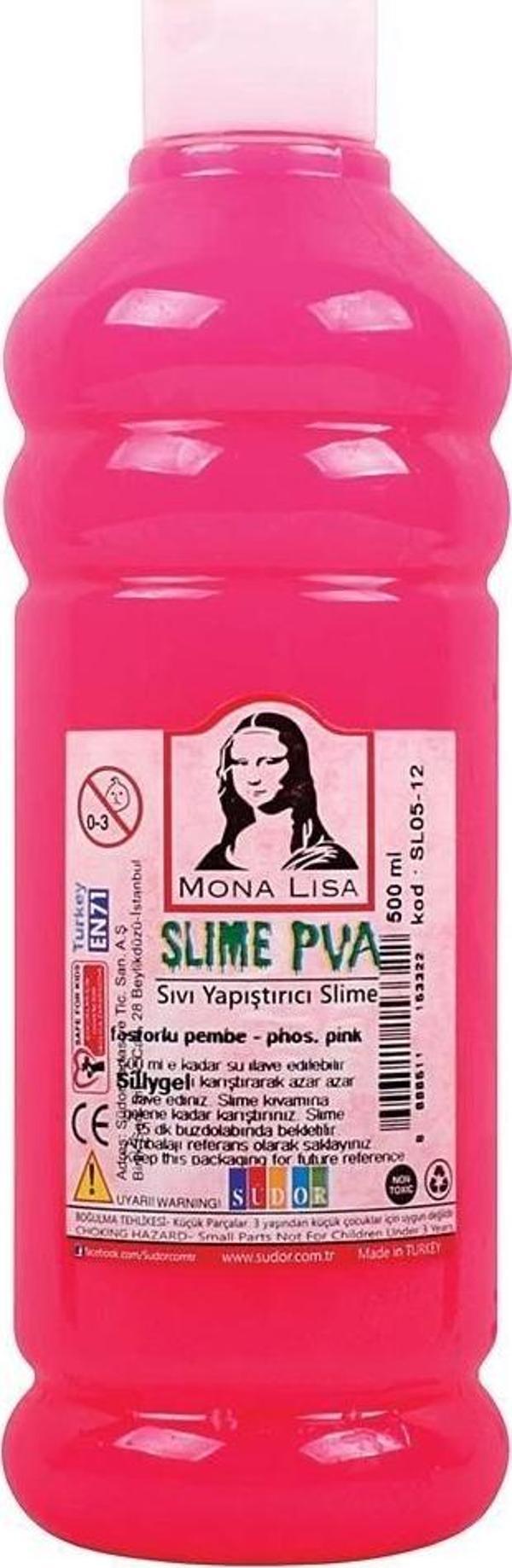 Supertrend Mona Lisa Slime Jeli 500 ml. FOSFORLU PEMBE - Image 1