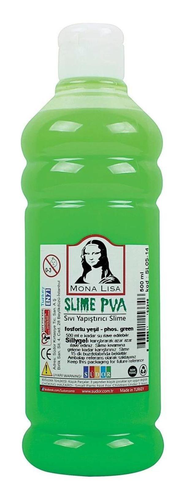 Supertrend Mona Lisa Slime Jeli 500 ml. FOSFORLU YEŞİL - Image 1