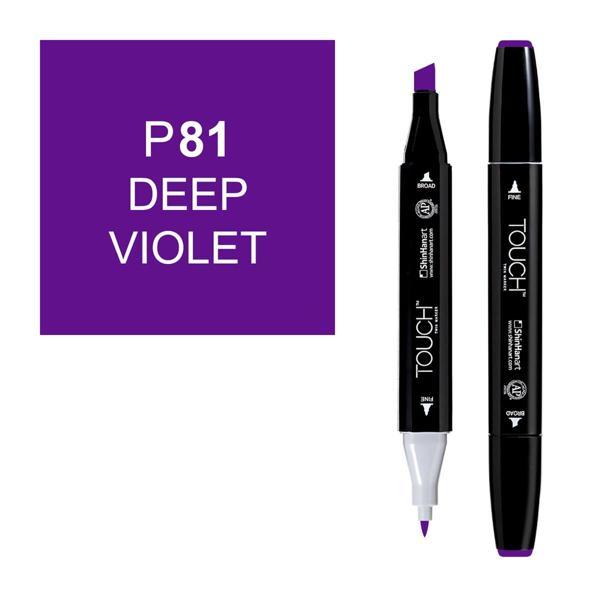 Touch Twin Marker Çizim Kalemi P81 Deep Violet - Image 1