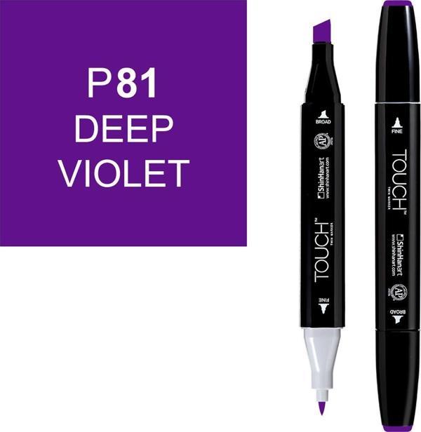 Touch Twin Marker Çizim Kalemi P81 Deep Violet - Image 1
