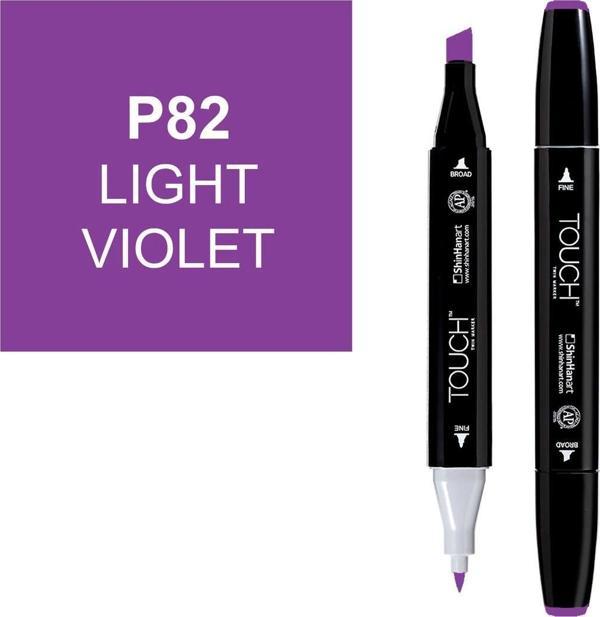 Touch Twin Marker Çizim Kalemi P82 Light Violet - Image 1