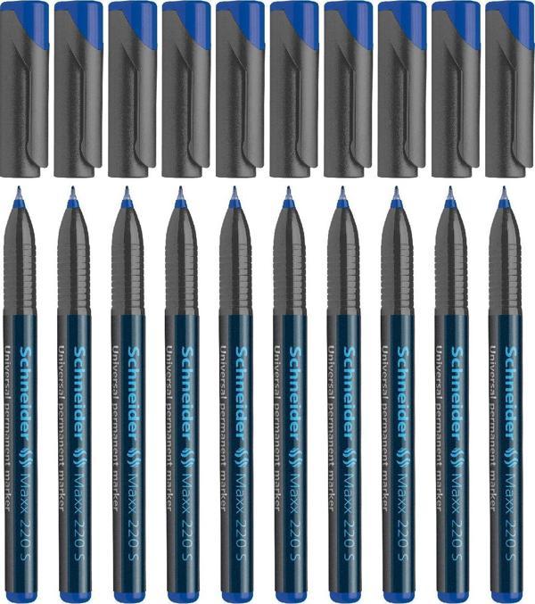 Schneider Maxx 220 S 0.4 mm Asetat Kalemi Mavi 10 lu - Image 1