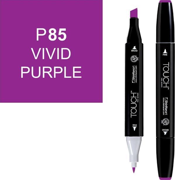 Touch Twin Marker Çizim Kalemi P85 Vivid Purple - Image 1