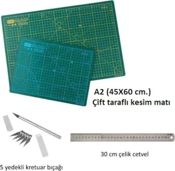 Profesyonel Hobi Kesim Matı Seti A2 (Cutting Mat Seti) - Image 1