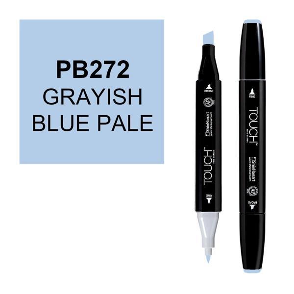 Touch Twin Marker Çizim Kalemi PB272 Grayish Blue Pale - Image 1