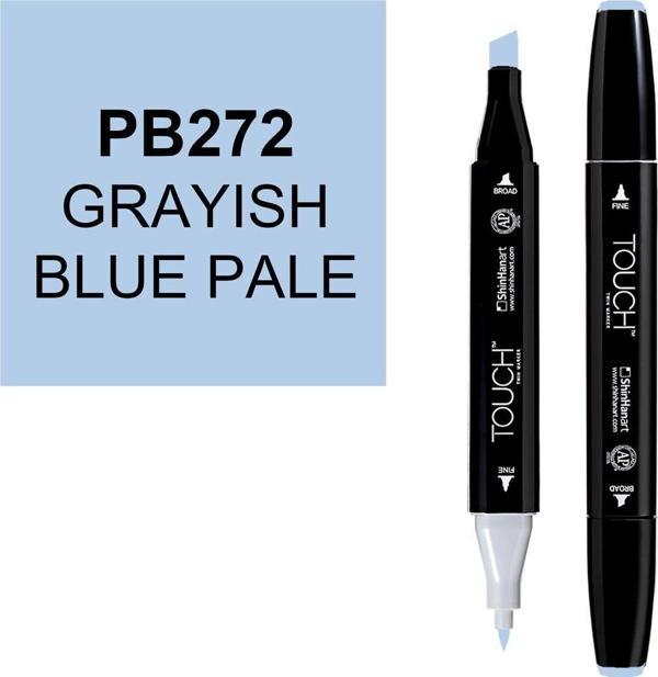 Touch Twin Marker Çizim Kalemi PB272 Grayish Blue Pale - Image 1