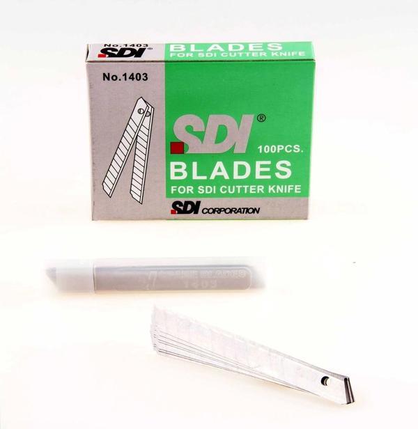 SDI Dar Maket Bıçağı Yedeği 9 mm 10'lu Paket - Image 1