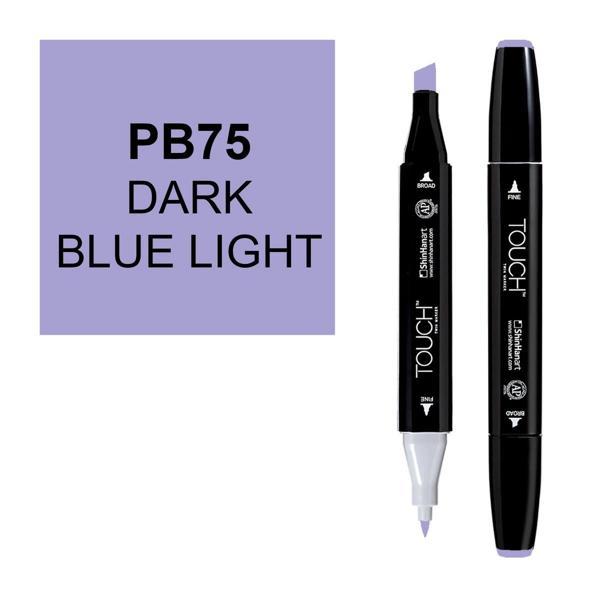 Touch Twin Marker Çizim Kalemi PB75 Dark Blue Light - Image 1