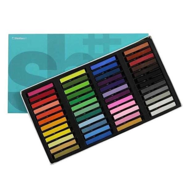 Shinhan Art Soft Pastel Toz Pastel Boya Seti 48 Renk Tam Boy (Large) - Image 1