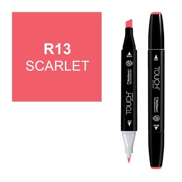 Touch Twin Marker Çizim Kalemi R13 Scarlet - Image 1
