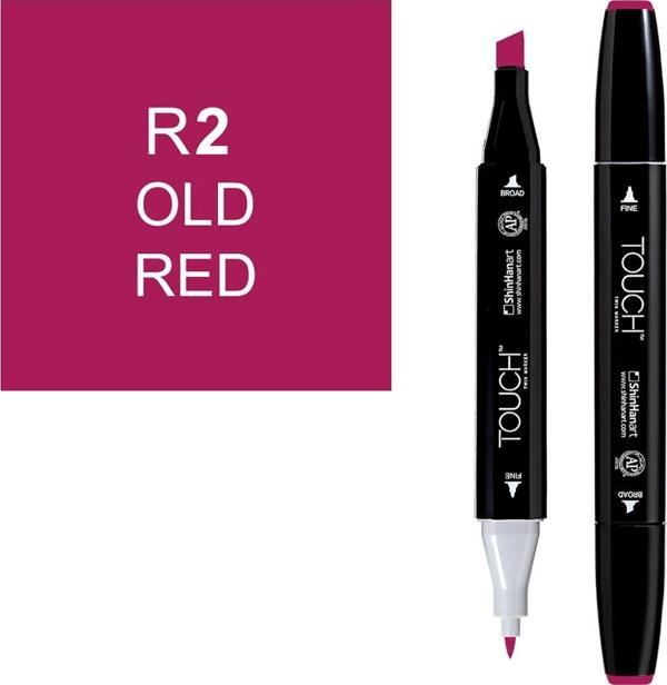 Touch Twin Marker Çizim Kalemi R2 Old Red - Image 1