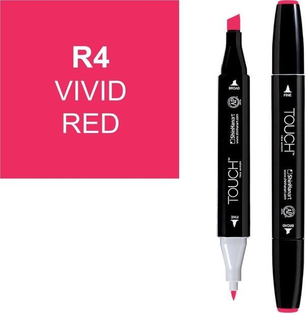 Touch Twin Marker Çizim Kalemi R4 Vivid Red - Image 1