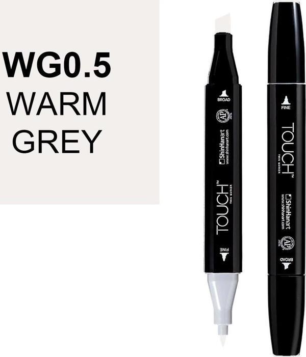 Touch Twin Marker Çizim Kalemi WG0.5 Warm Grey - Image 1