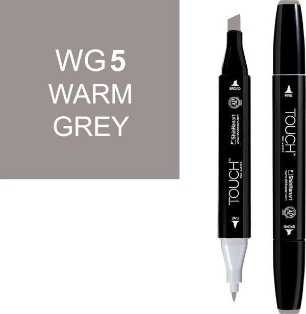 Touch Twin Marker Çizim Kalemi WG5 Warm Grey - Image 1