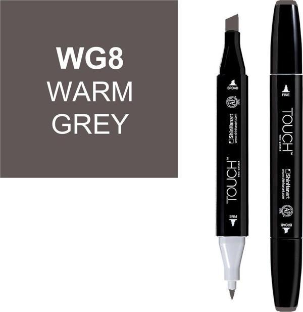 Touch Twin Marker Çizim Kalemi WG8 Warm Grey - Image 1