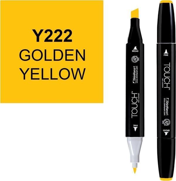 Touch Twin Marker Çizim Kalemi Y222 Golden Yellow - Image 1