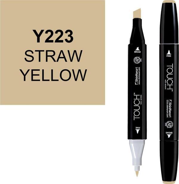 Touch Twin Marker Çizim Kalemi Y223 Straw Yellow - Image 1