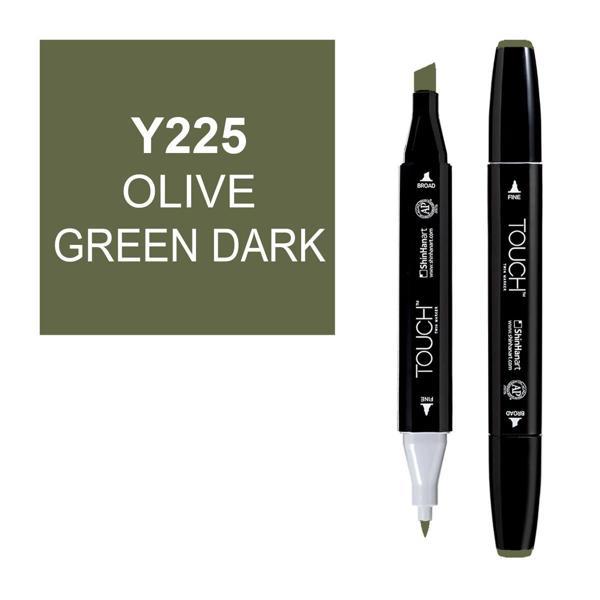 Touch Twin Marker Çizim Kalemi Y225 Olive Green Dark - Image 1