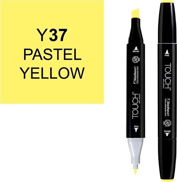 Touch Twin Marker Çizim Kalemi Y37 Pastel Yellow - Image 1
