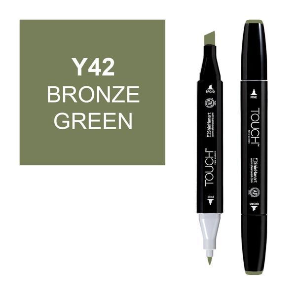 Touch Twin Marker Çizim Kalemi Y42 Bronze Green - Image 1