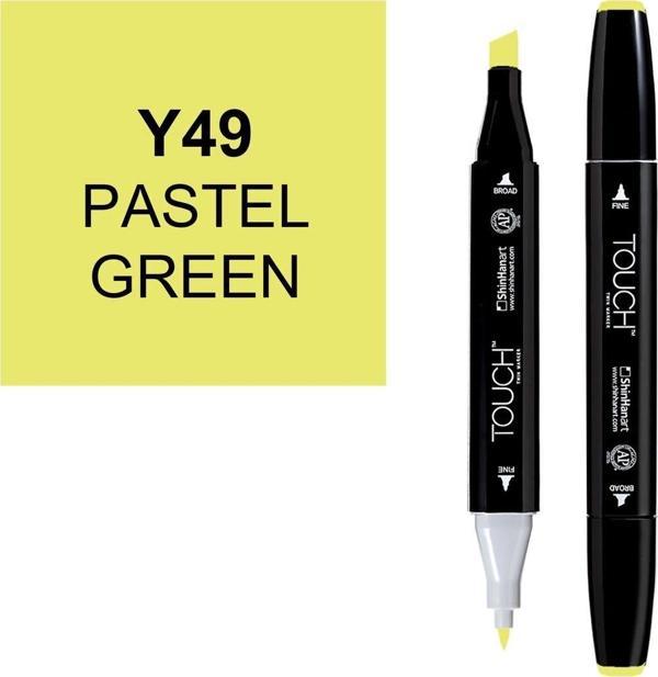 Touch Twin Marker Çizim Kalemi Y49 Pastel Green - Image 1