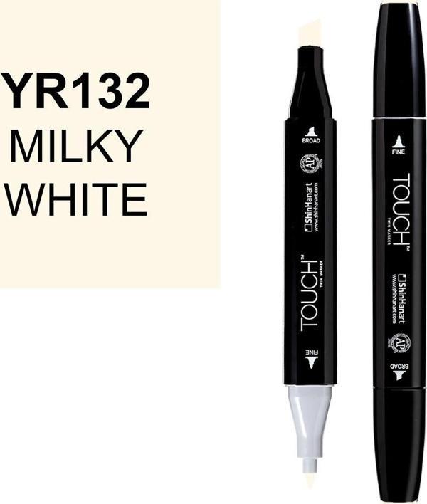 Touch Twin Marker Çizim Kalemi YR132 Milky White - Image 1