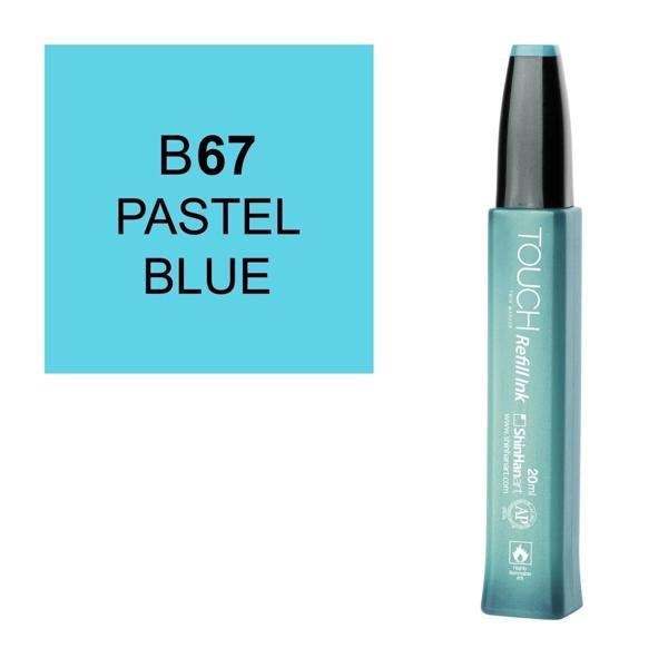 Touch Twin Marker Refill Alcohol Ink Alkol Bazlı Mürekkep 20 ml. B67 PASTEL BLUE - Image 1